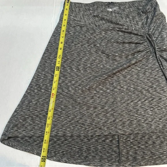 The North Face Cypress Skirt Pache Gray Women's High-Low Heathered Skirt Large - Picture 3 of 4
